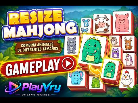 Miniatura del video de YouTube Gameplay de Resize Mahjong