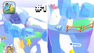Frozen Glacier - New Release - Hyper Hybrid Casual - Gameplay Walkthrough (iOS & Android) screenshot 1