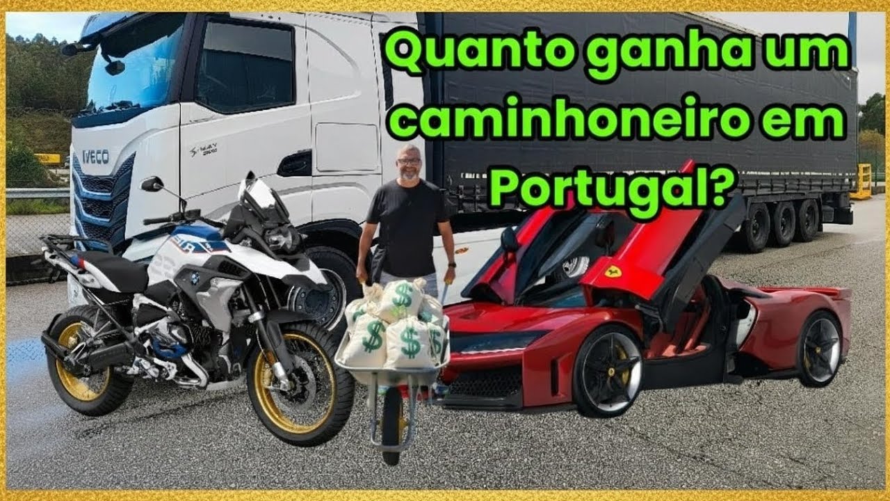 Quanto ganha  caminhoneiros em Portugal? 🚛 💶 🇵🇹🔥 