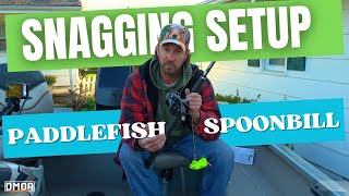 How to Setup Your Fishing Rod for Snagging Paddlefish: Spoonbill Snagging Tips & Gear!