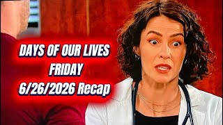 ‘DAYS OF OUR LIVES’ full Recap| DOOL | FRIDAY  June 26 2026 | #daysofourlives 