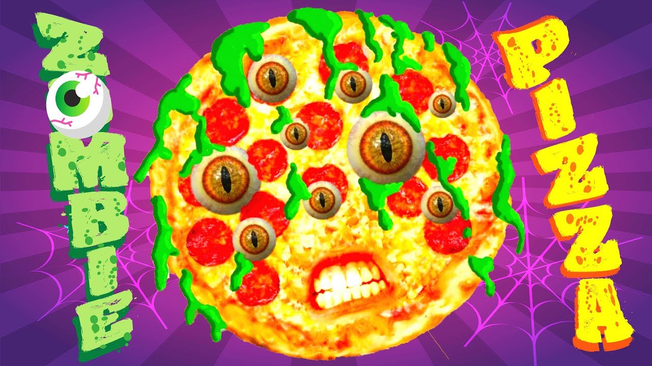 How to Make Giant Z Zombie Pizza for Funny Ending [ Alphabet Lore ], [fictional video], Monster Meal Eating sounds, pizza, autonomous sensory  meridian response, film