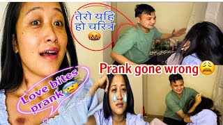 Hickey Prank On Husband He Slap Me Gone Wrong Sunita Rai Shrestha 