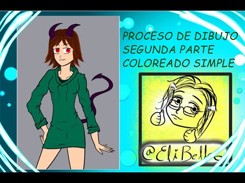 Proceso de dibujo: segunda parte (dbujando un OC) - Coloreado simple