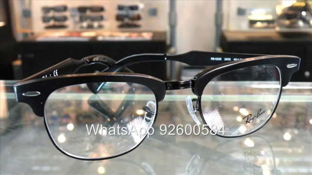 Ray Ban Clubmaster Aluminium 鋁合金RB6295全黑色