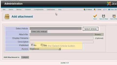 How to add article Attachments in Joomla | FastDot Cloud Hosting