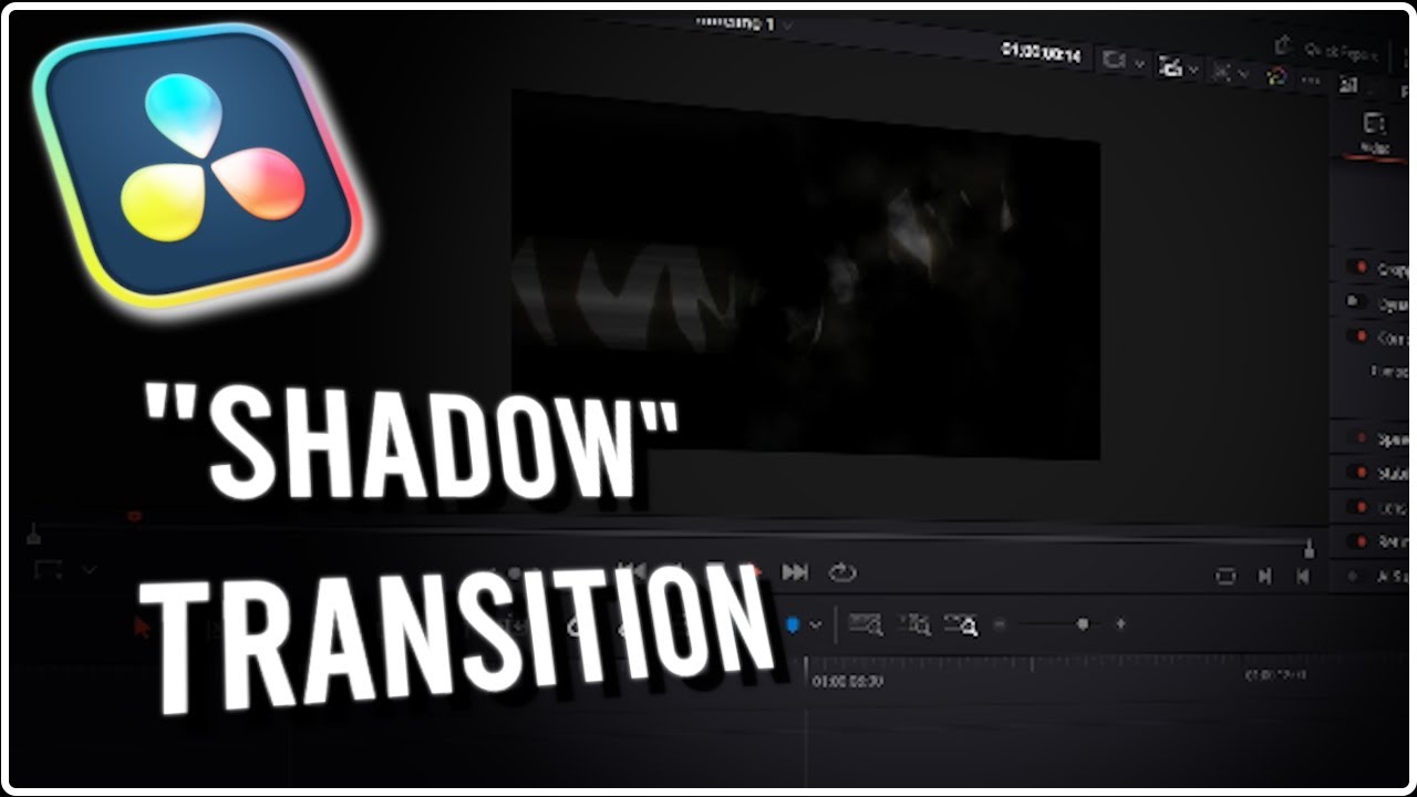 Davinci Resolve || Shadow Transition Tutorial | - YouTube