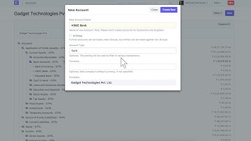 ERPNext - Tree master (Chart of Accounts, Warehouse, Item Group)