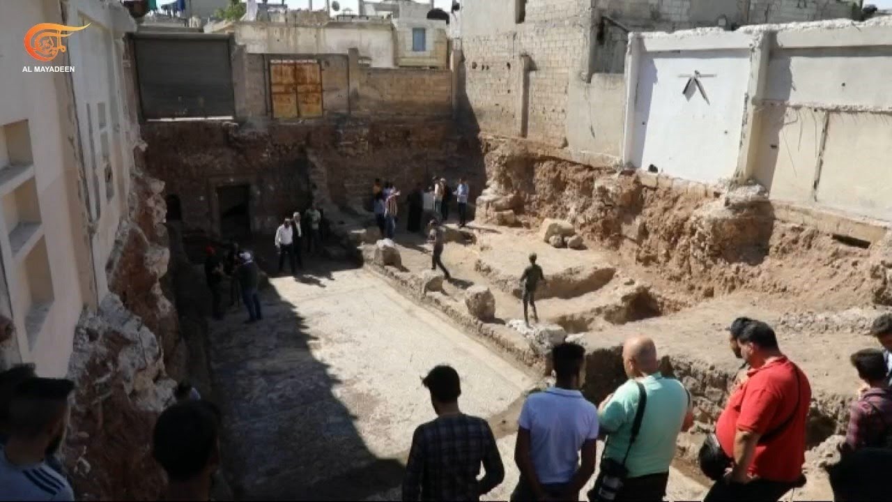 اكتشاف أثري جديد في مدينة الرستن السورية