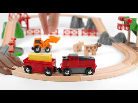 Залізниця BRIO Ферма з тваринами 33984