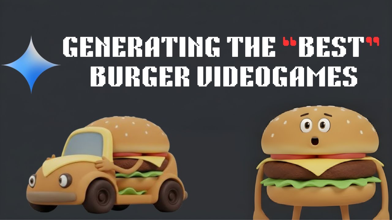 I Made 4 Burger Games Using ONLY AI! (It Got Weird)