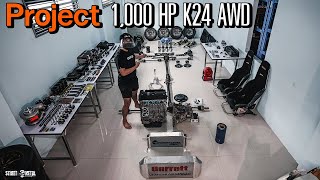 ส่อง Project 1,000 HP Civic K24 AWD ( โหดจัด ) 4K
