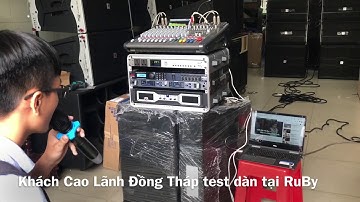 Dàn âm thanh đám cưới Array 40 Neo Giá rẻ 63 triệu về Đồng Tháp
