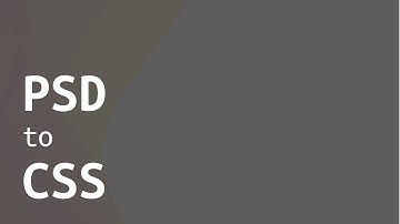 PSD to CSS - 1. Bölüm