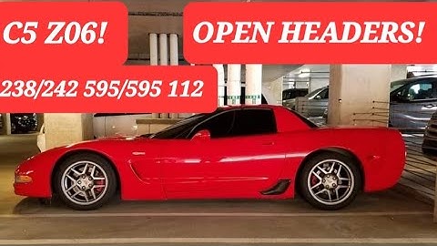C5 Z06 lost exhaust on speed bump! Open Headers