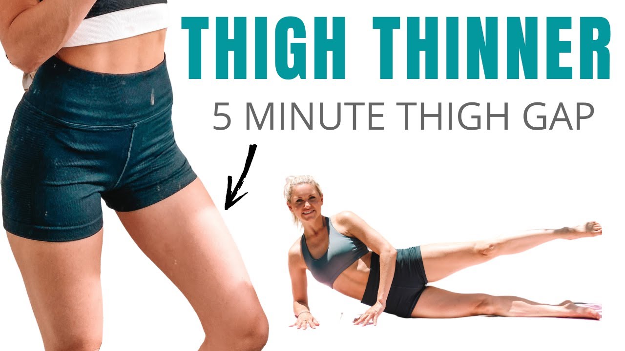 THIGH THINNER WORKOUTS (the 5 minute thigh gap)