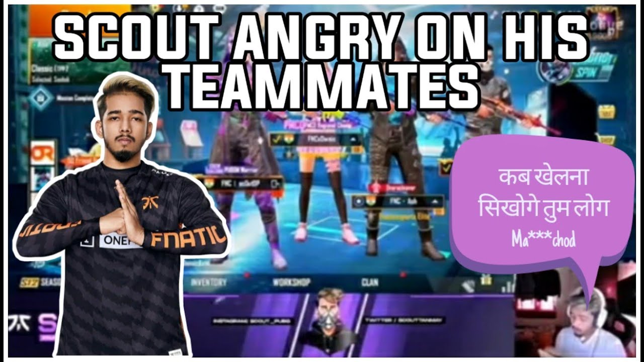 😠Scout was Angry on Fnatic Performance | POV of Scout Why He Abused Team Fnatic and Coach