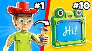 Building EVERY TOY STORY Character in LEGO...