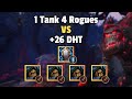 1 tank 4 rogues vs 26 darkheart thicket  zmok protection paladin pov