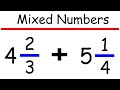 Adding Mixed Numbers Quiz