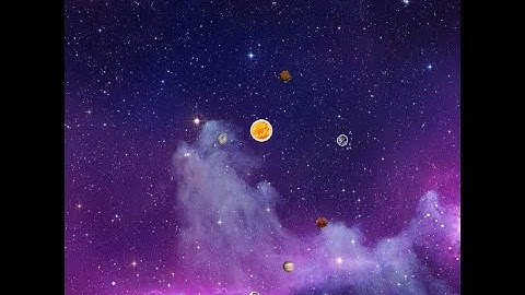 Solar System simulation with SFML