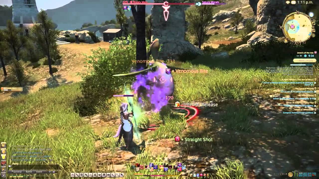 「Final Fantasy XIV」A Realm Reborn Elite Hunt Mark Bloody Mary (PS4) YouTube