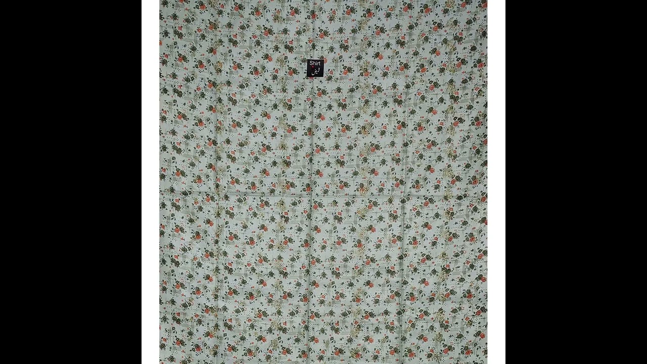 Premium Linen Unstitched Women 3P Printed Shirt with Embroidery Lines Printed Dupatta SKU: lntpe012