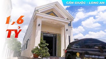 Về Huyện Cần Giuộc Tỉnh Long An Thăm Lại Công Trình Biệt Thự 2 Tầng Mái Thái Hiện Đại 1,6 TỶ