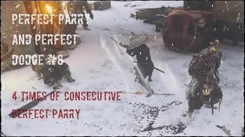 Ghost of Tsushima - Perfect parry and perfect dodge #8 (No damage, Lethal)