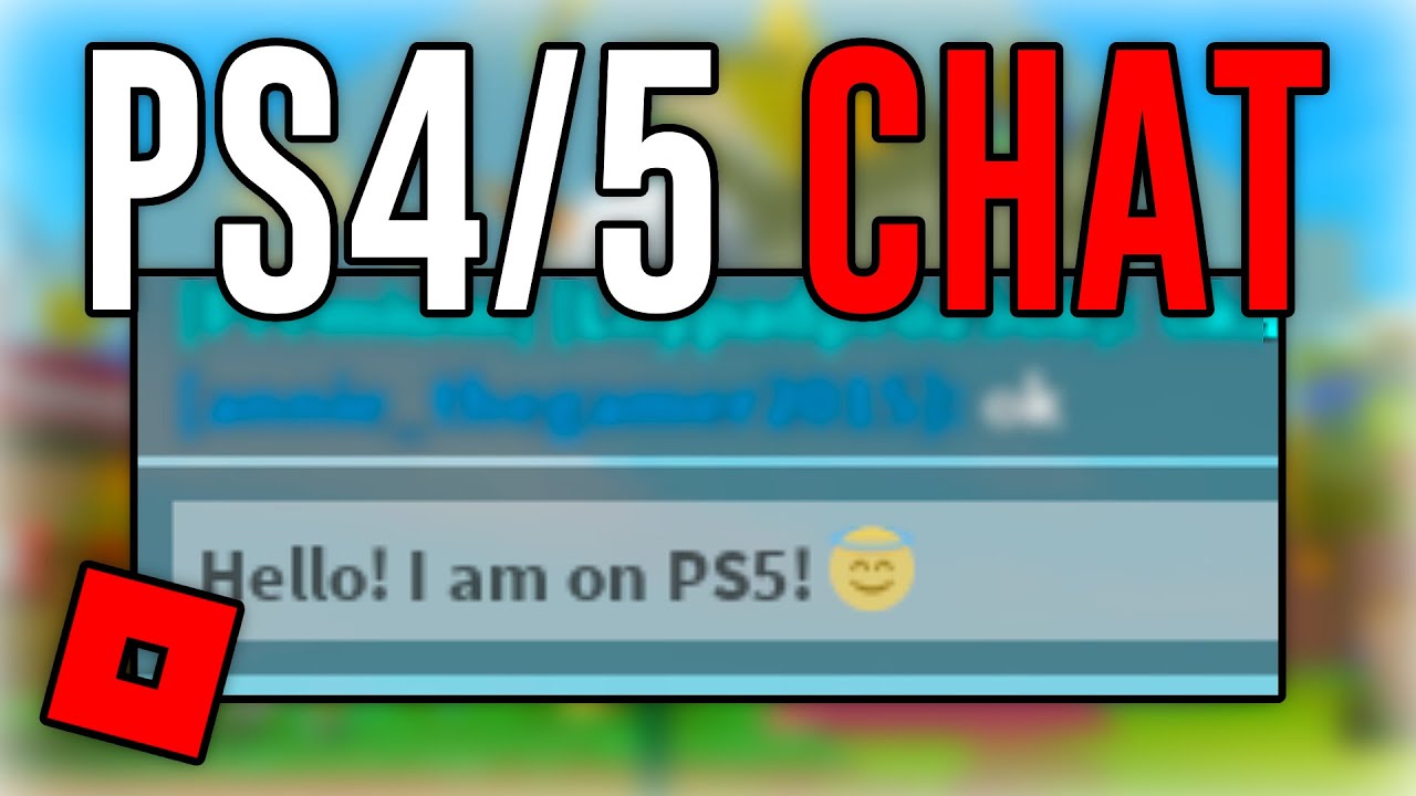 How To Game Chat, Voice Chat & Message Friends On Roblox For PS4 / PS5 