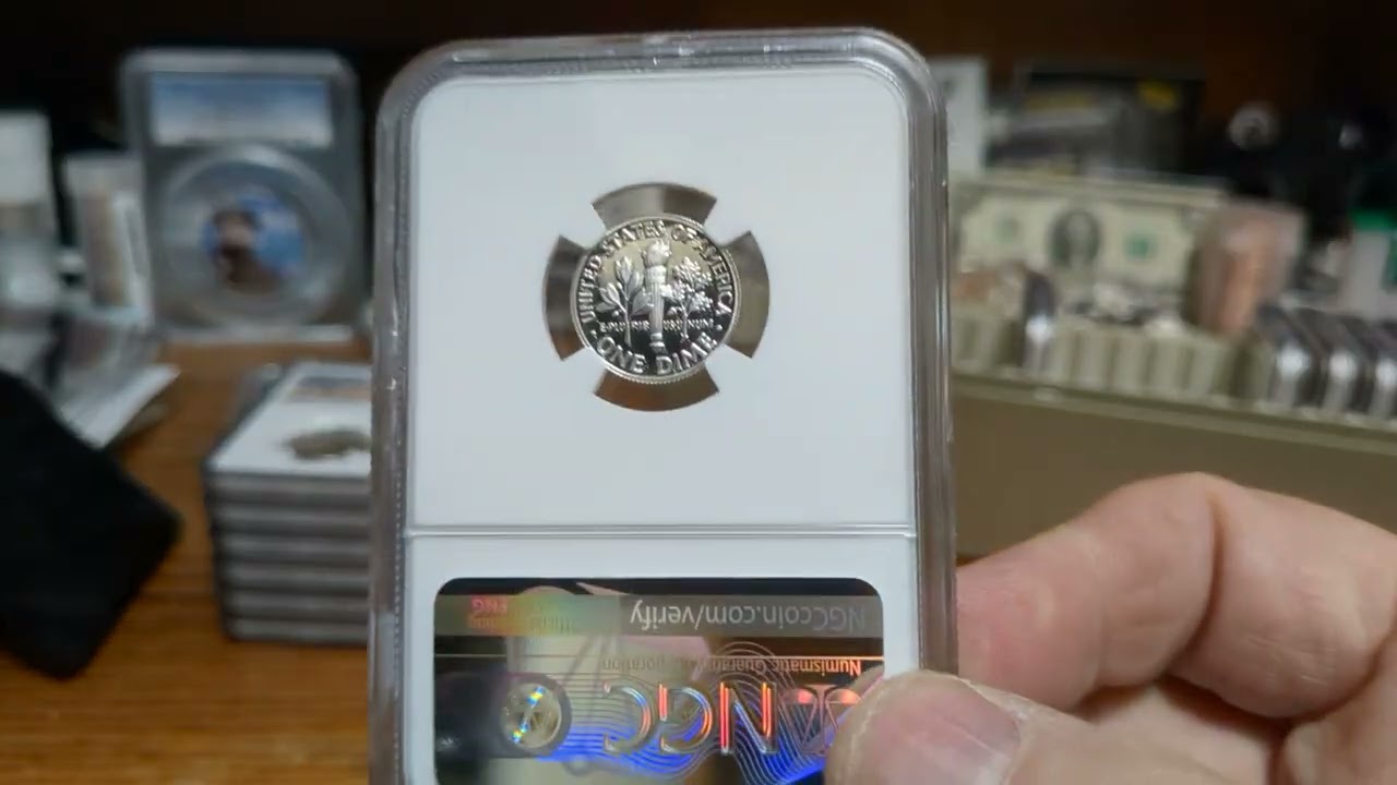 2019 US Mint Proof Silver Collection. Hand signed by Miles Standish. PF70