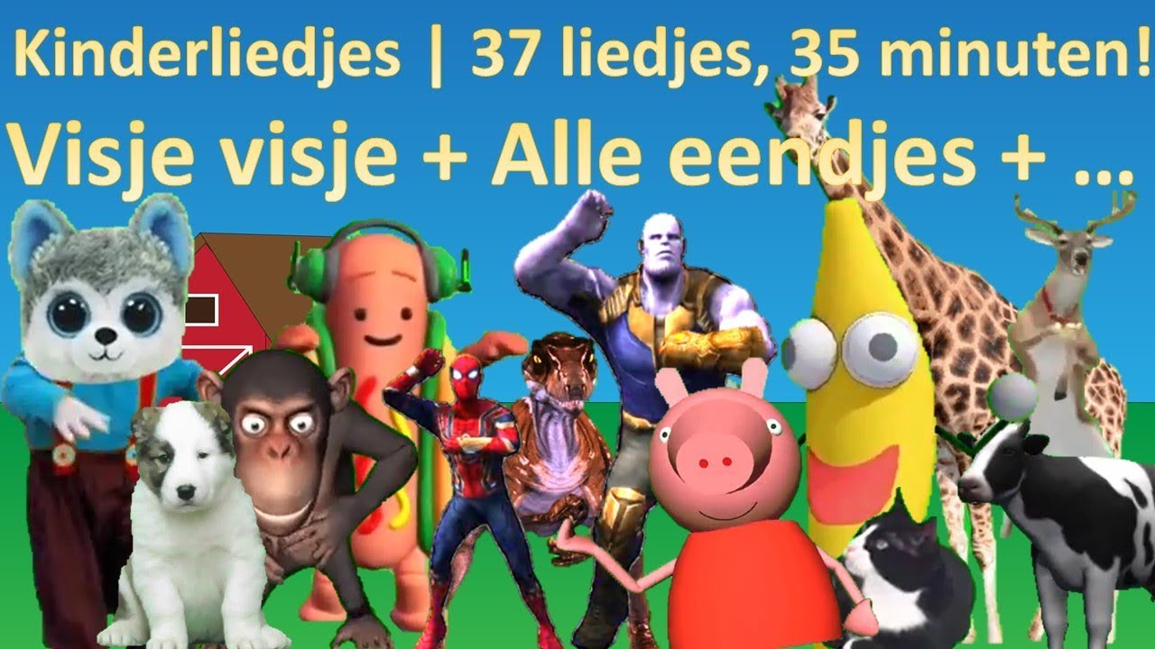 Kinderliedjes Nederlands 35 minuten. Visje Visje in het water, alle eendjes zwemmen in het water Kinderliedjes Nederlands 35 minuten. Visje Visje in het water, alle eendjes zwemmen in het water