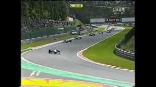 Palik és Czollner Belga nagydíj rajt, 2009 + Raikkonen előzése