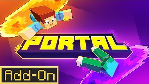 PORTAL ADDON Works Like Portal Gun in Minecraft Bedrock Edition