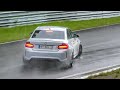 When it Rains at the Nurburgring-Saves, Slides & Fast Driving!