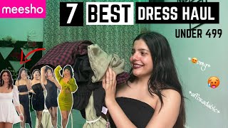 😲OMG! Sexy & Trendy Short Dresses From Meesho Under Rs.499/- 😍| Meesho Try On Haul | D BeautyBlush