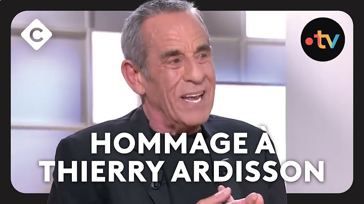 Hommage : Thierry Ardisson brise le mythe de l’homme en noir