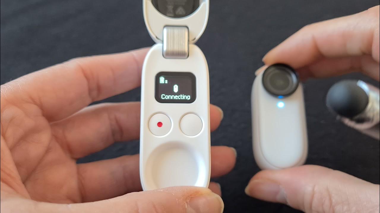 insta360 GO2 charging case and display explanation YouTube