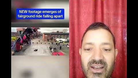 NEW footage emerges of fairground ride falling apart 👀 @dailymail