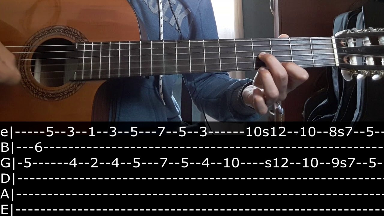 Gustito a Mistol (Los changos) - Punteo + Tablatura - YouTube