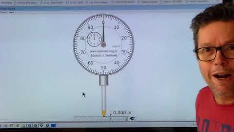 Leitura de Relógio comparador