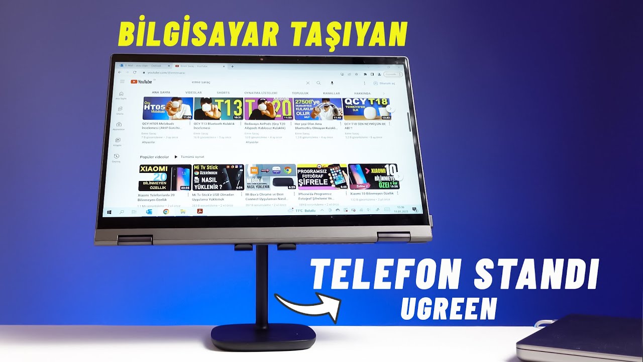 Bilgisayar Taşıyabilen Telefon Standı - Ugreen Lp177 ve Lp263