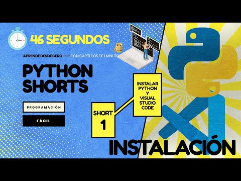 Instalar Python y Visual Studio Code - Python en 1 minuto CP1