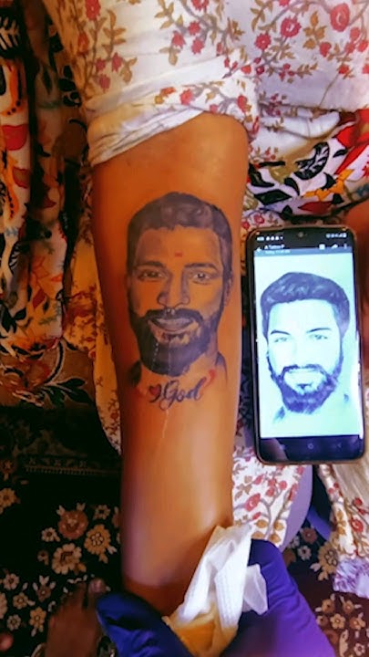  Face Potrait Tattoo Done by A Dot Tattoo Studio ️#tamiltattooartist # ...
