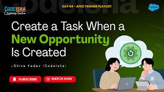 Day 04 – Create a Task Automatically When an Opportunity Is Created | Salesforce Apex Triggers |