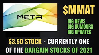 EPIC Opportunity Stock - Metamaterials might be about to pop again - Bargain stock