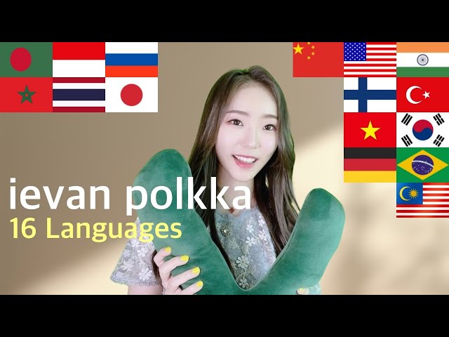Ievan Polkka - 1 GIRL 16 different Languages Multi-Language (cover by MiRae Lee) class=