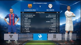 Download lagu PES: 2017- FC BARCELONA VS MD White | Final (UEFA Champions League) |