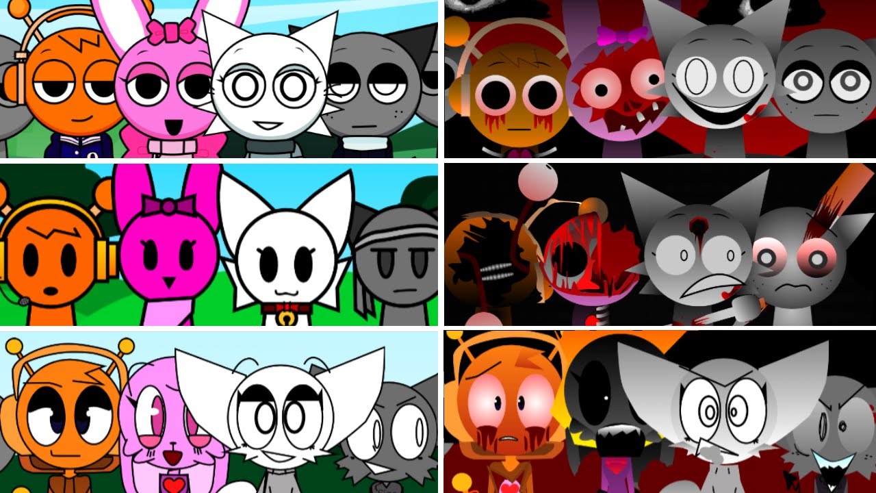 Incredibox - SPRUNKI LOVE COUPLES in Different Mods part 3 #spunki #incredibox #sprunkimod