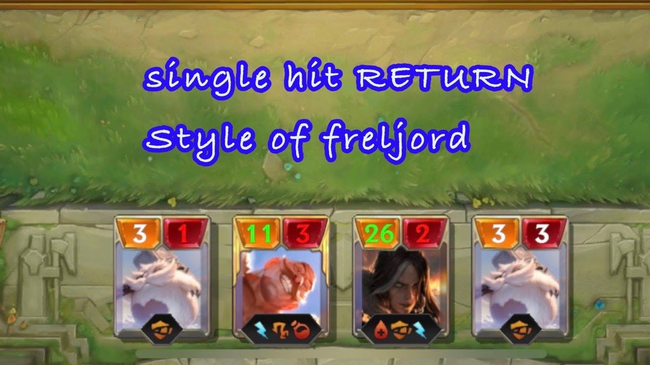 The BRUTAL freljordian !! + new updates . Legends of Runeterra (Scarmother x barum )